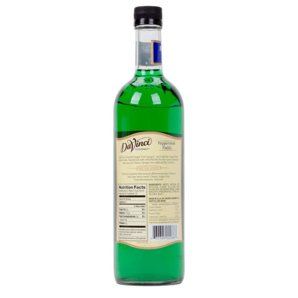 DaVinci Gourmet primer plano del vertido del jarabe, resalta textura fluida y brillo