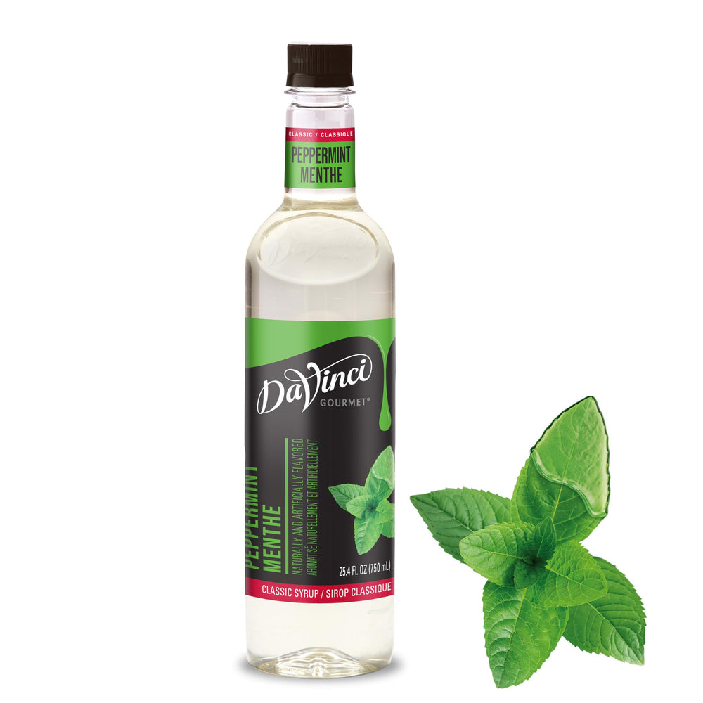 DaVinci Gourmet botella frontal mostrando diseño y etiqueta, beneficio claridad de marca