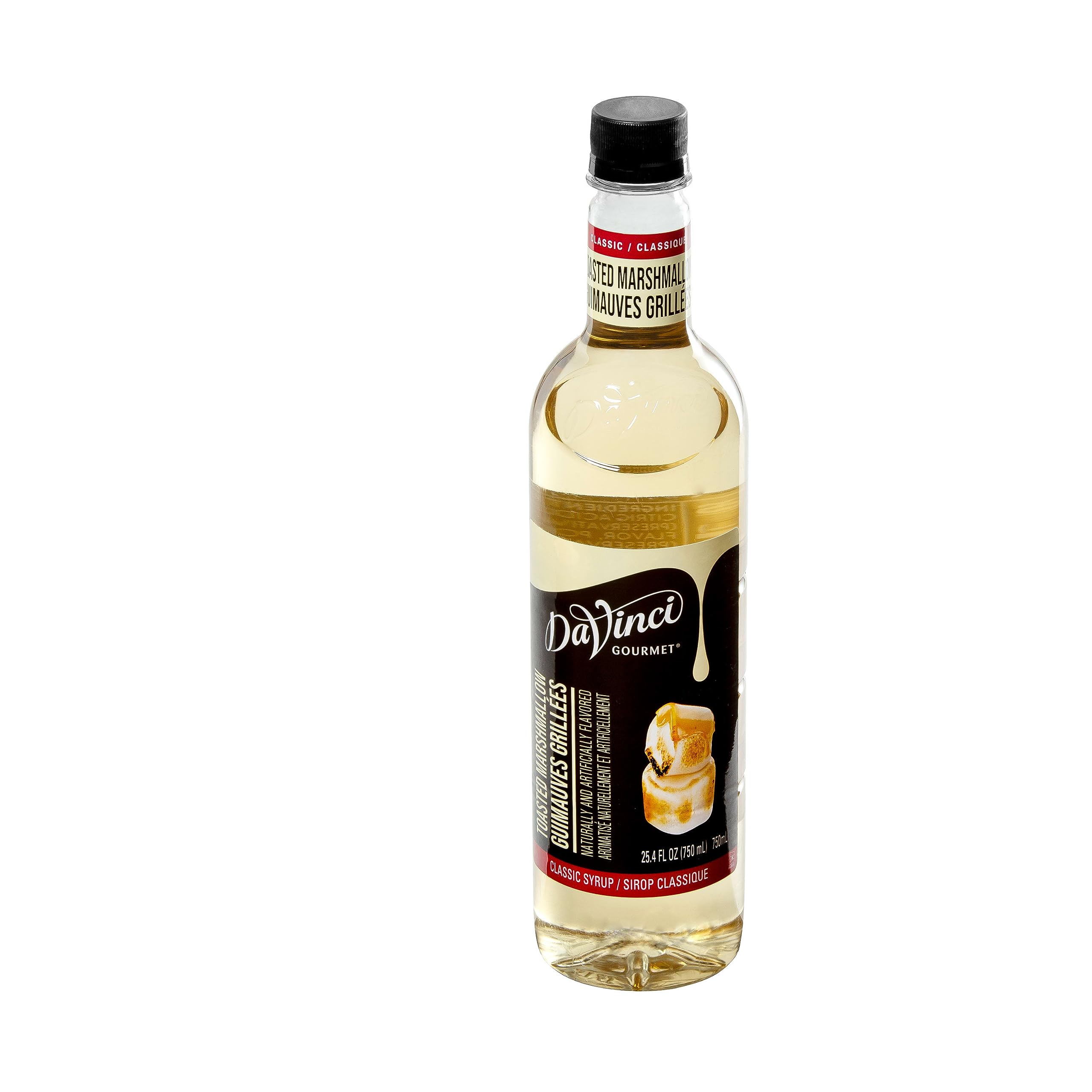 Frascos de DaVinci Gourmet junto a postres y salsas en cocina, demuestra versatilidad