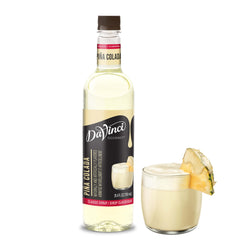 DaVinci Gourmet botella frontal mostrando el jarabe Piña Colada y su presentación profesional