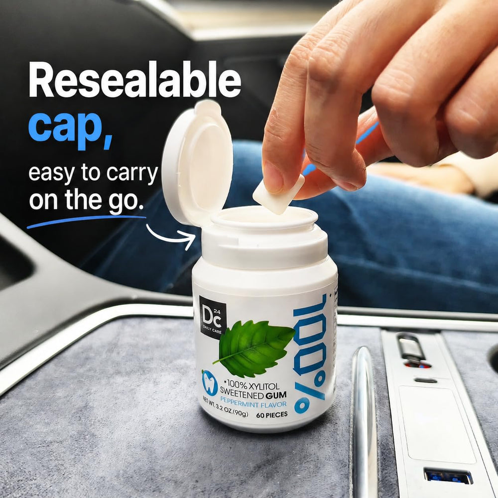 DC24 DAILY CARE envases dentro de bolso demostrando portabilidad