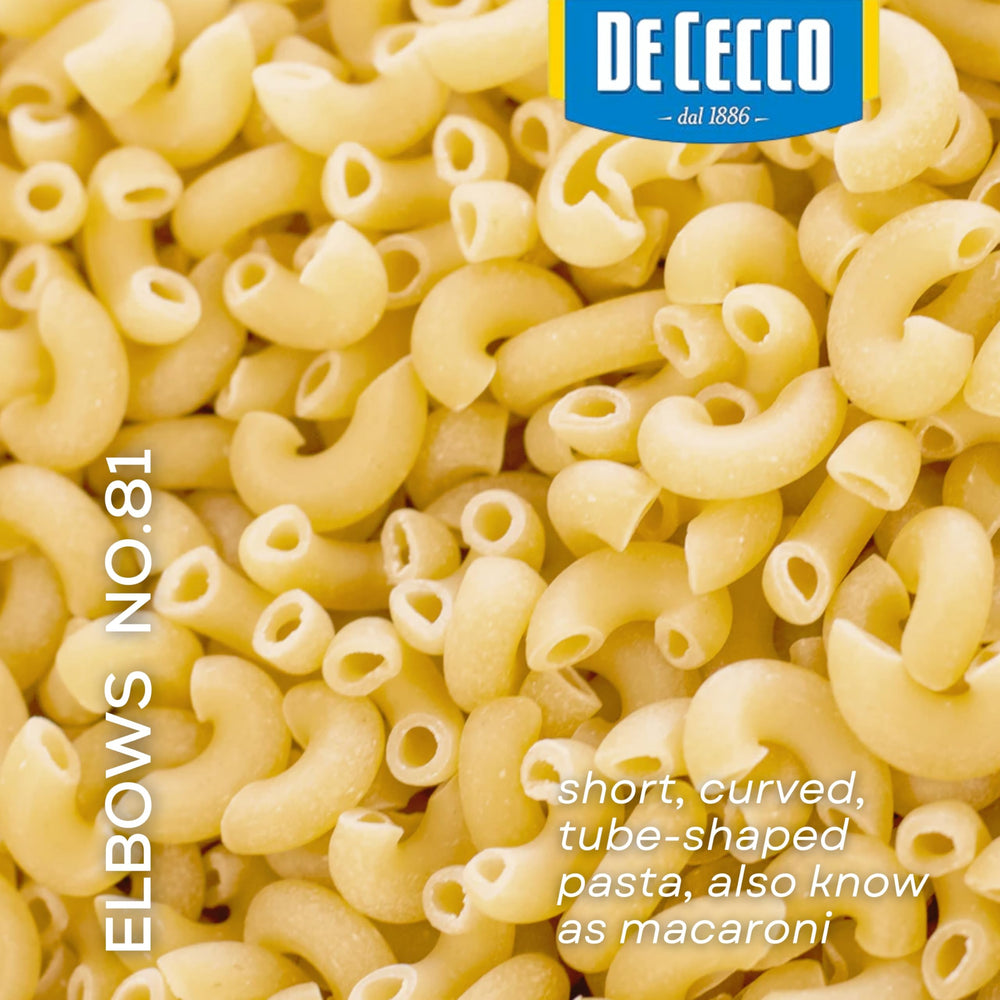 De Cecco coditos cocinándose en olla hirviendo para lograr punto al dente