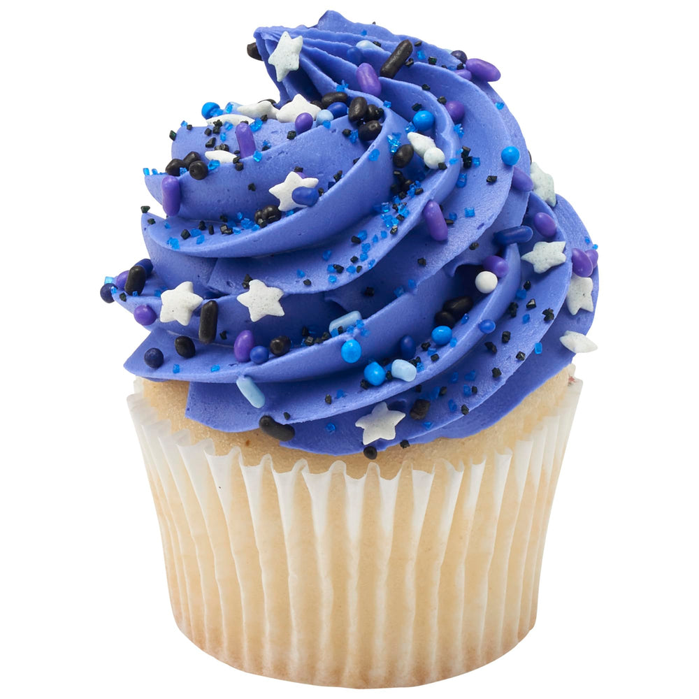 DecoPac chispas sobre frosting realzan color y aspecto profesional