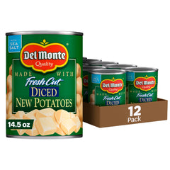 Del Monte lata frontal mostrando diseño y tamaño práctico