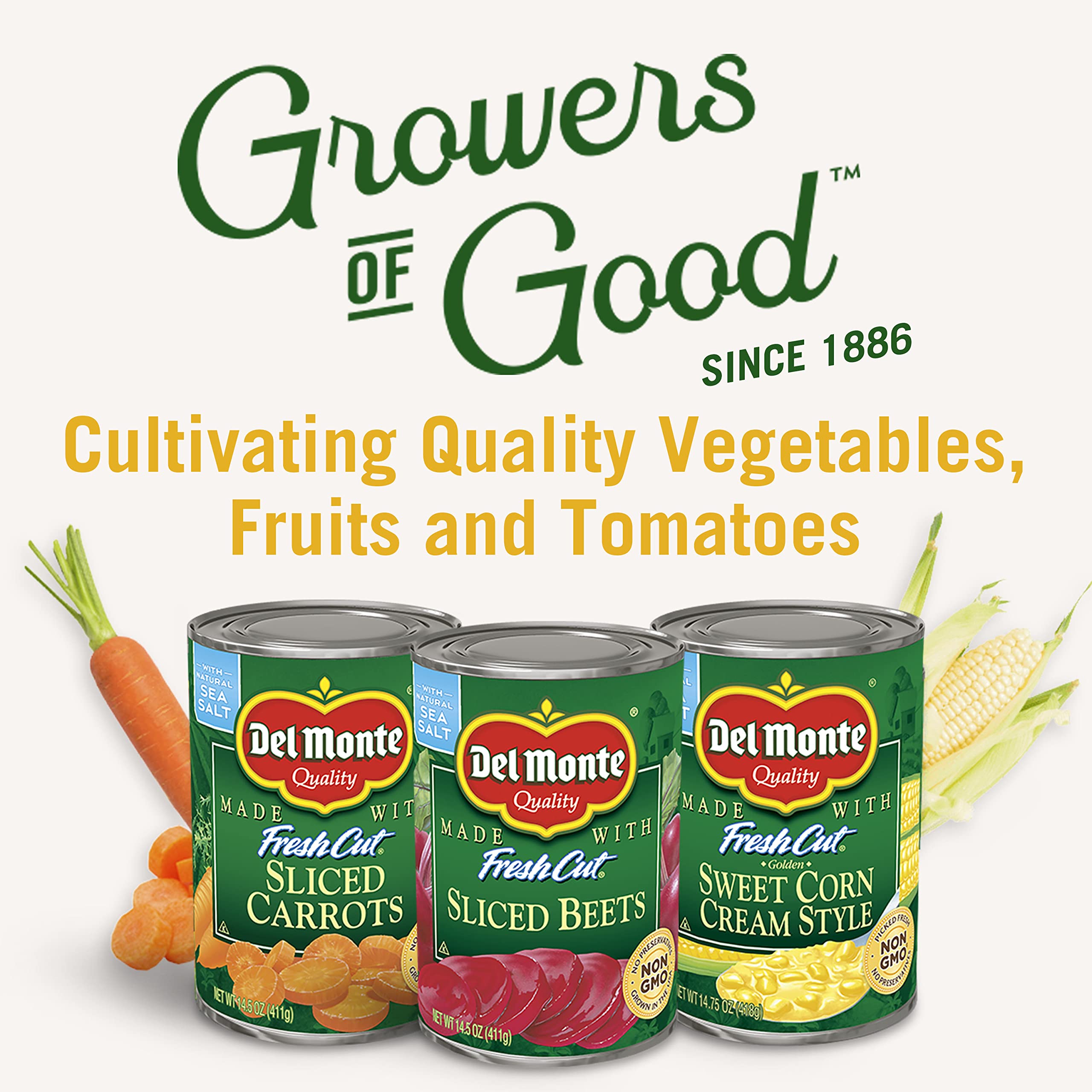 Del Monte etiqueta nutricional y lista de ingredientes clara