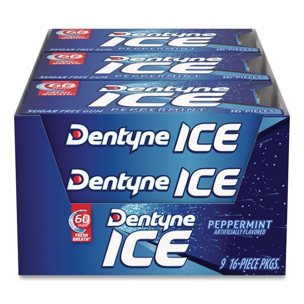 Dentyne paquete individual abierto listo para llevar y consumir
