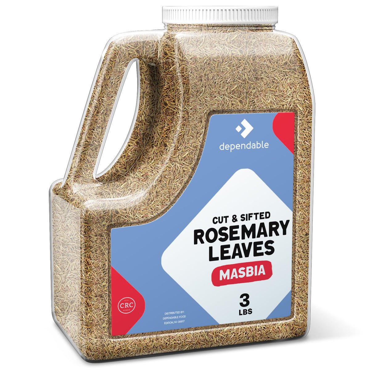 Dependable Food frasco frontal de romero troceado para cocina profesional