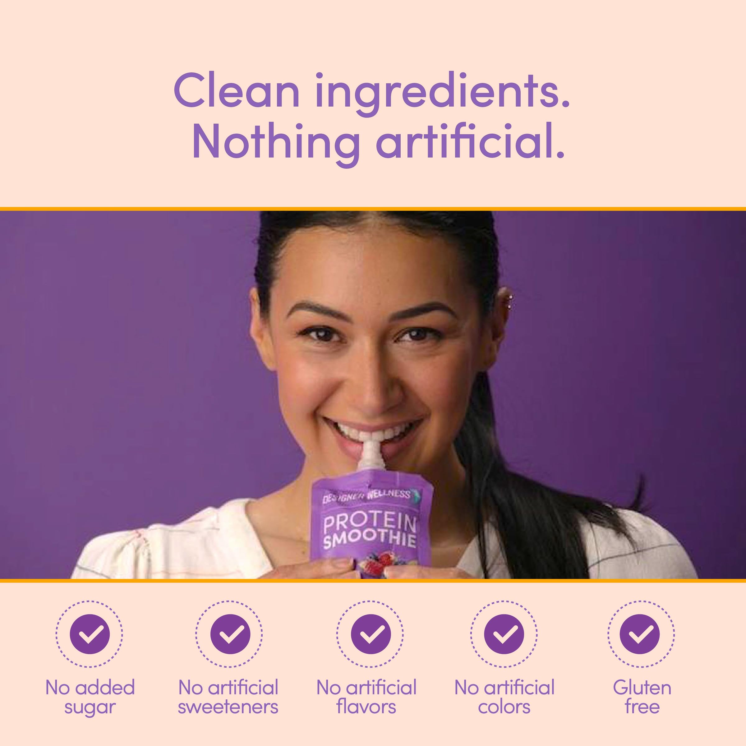 Designer Wellness variedad de sabores desplegada para elegir fácilmente
