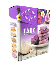 Diamond Bakery caja frente con galletas taro, presentación práctica y fresca