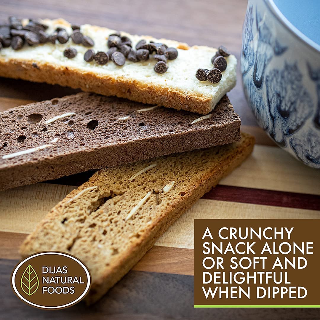 DIJAS varias biscotti en plato ideales para servir en reuniones