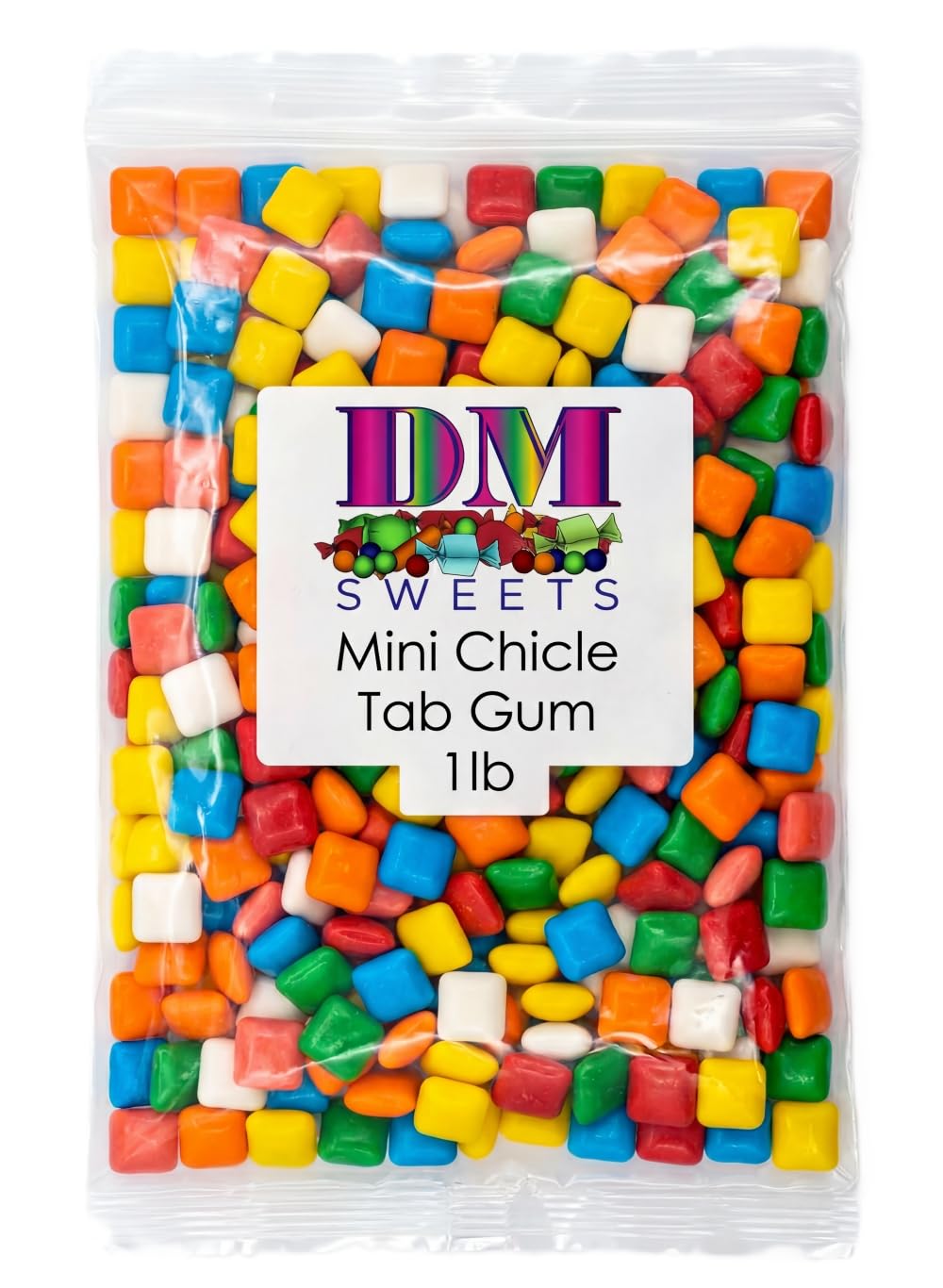DM Sweets primer plano del recubrimiento brillante y textura crujiente