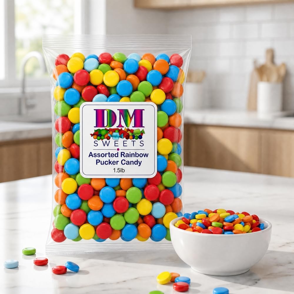 DM Sweets cuenco con colores vibrantes que realza mesas de dulces