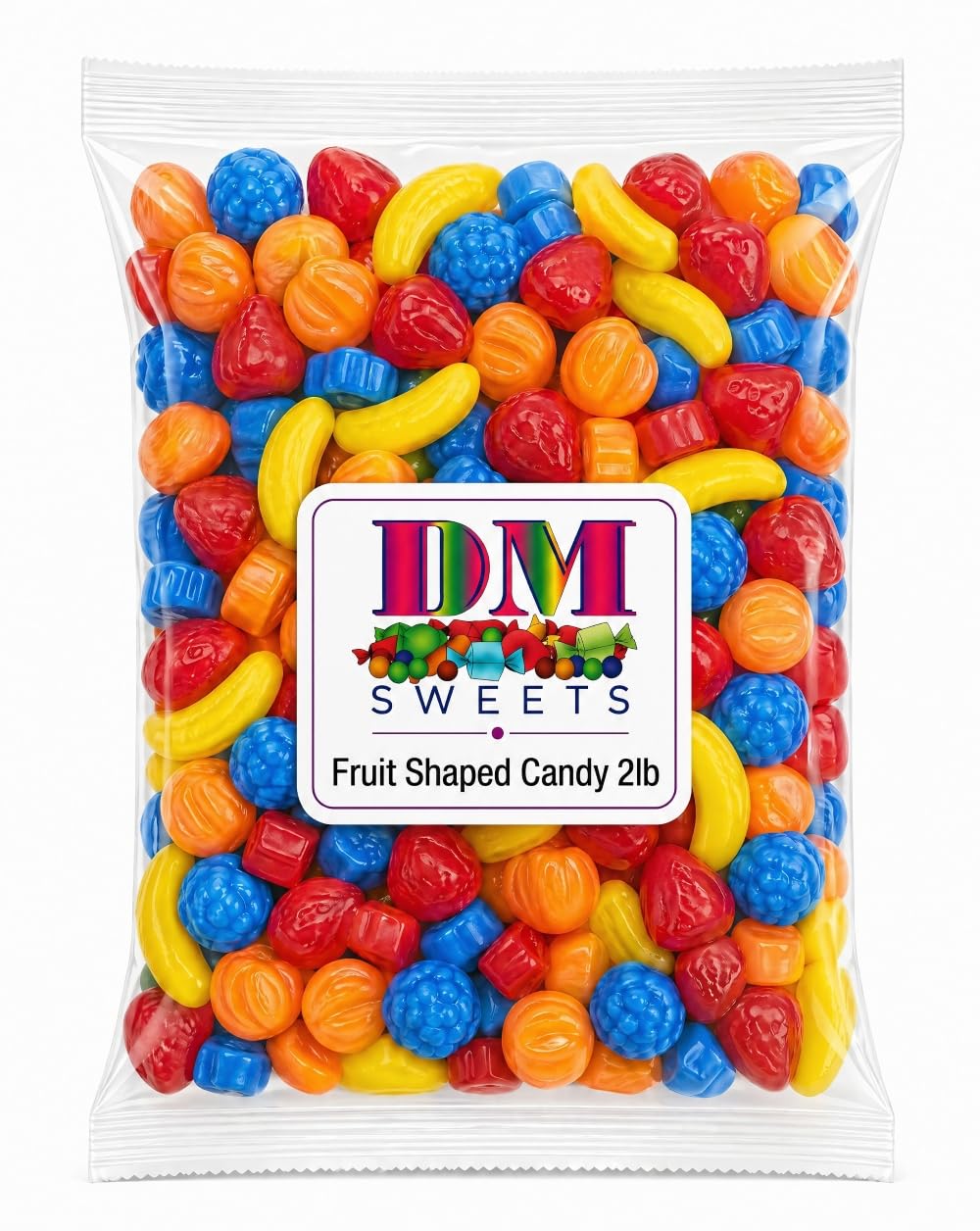 DM Sweets primer plano de superficie mostrando colores vibrantes y detalle
