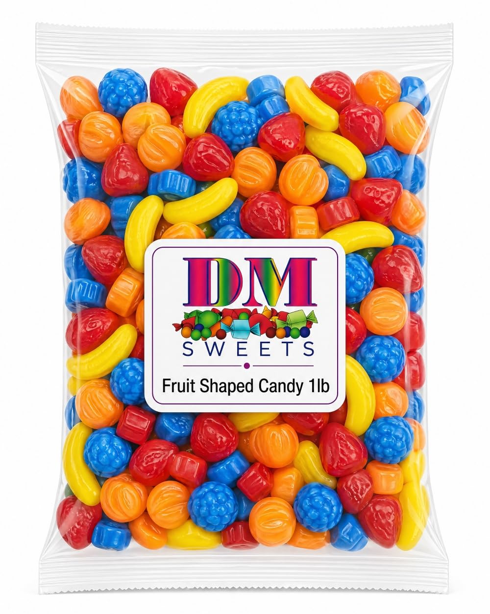 DM Sweets primer plano textural de la corteza crujiente y centro masticable
