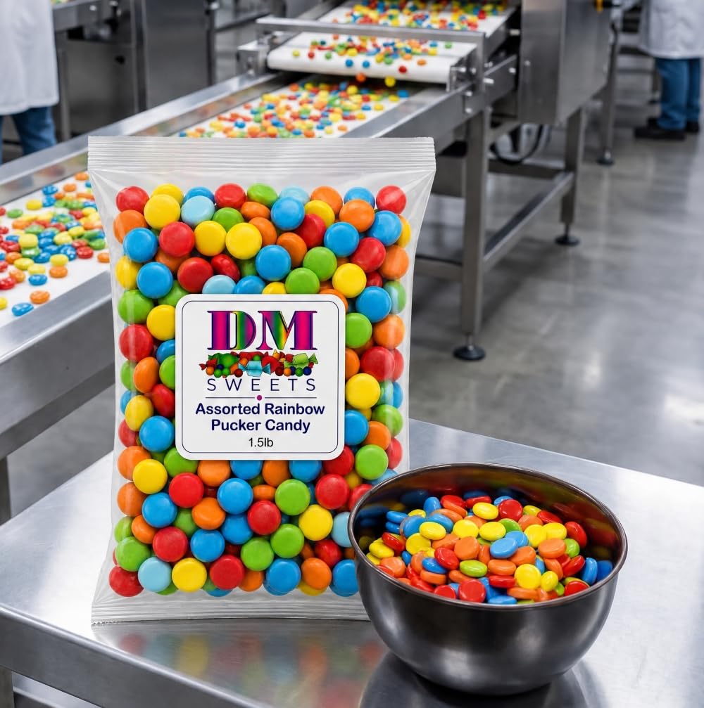 DM Sweets etiqueta de la bolsa informativa que facilita elección y uso