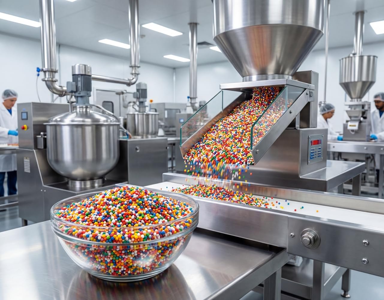 DM Sweets comparación de tamaño para ver escala y cantidad práctica