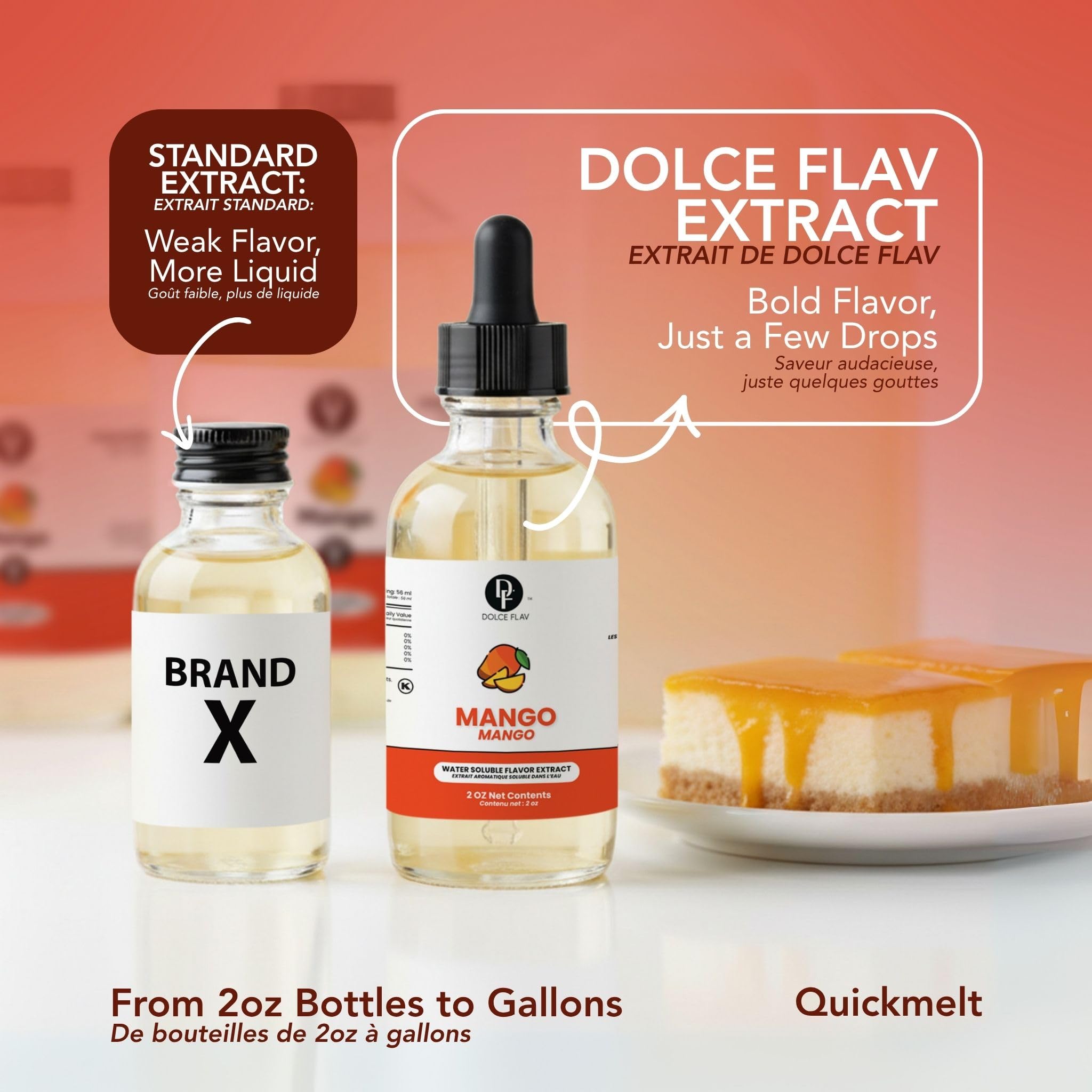 Dolce Flav en mano para comparativa de tamaño y control de porción
