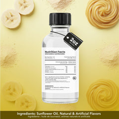 Dolce Flav detalle de etiqueta legible que indica aceite soluble y certificación Kosher