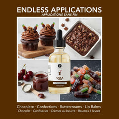 Dolce Flav incorporado en chocolate fundido para sabor consistente