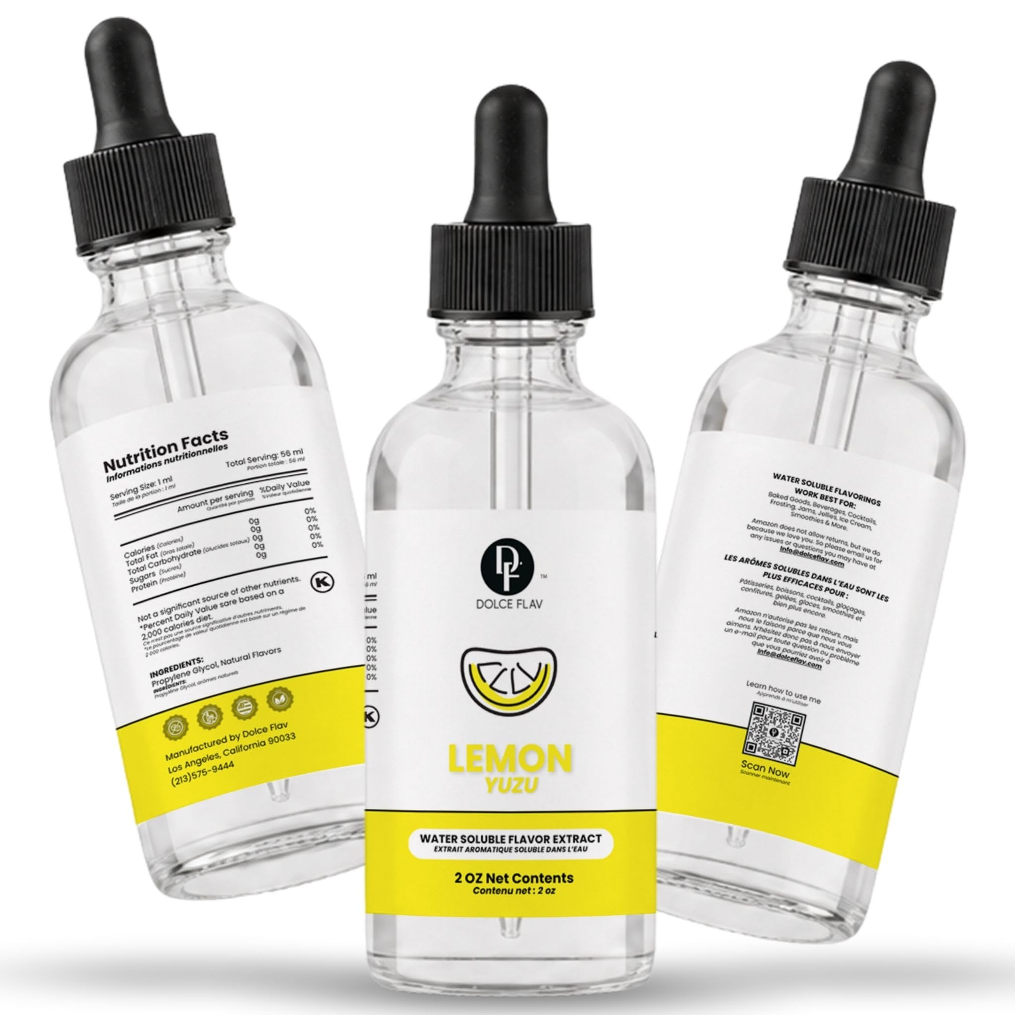 Dolce Flav junto a limones frescos enfatizando sabor natural