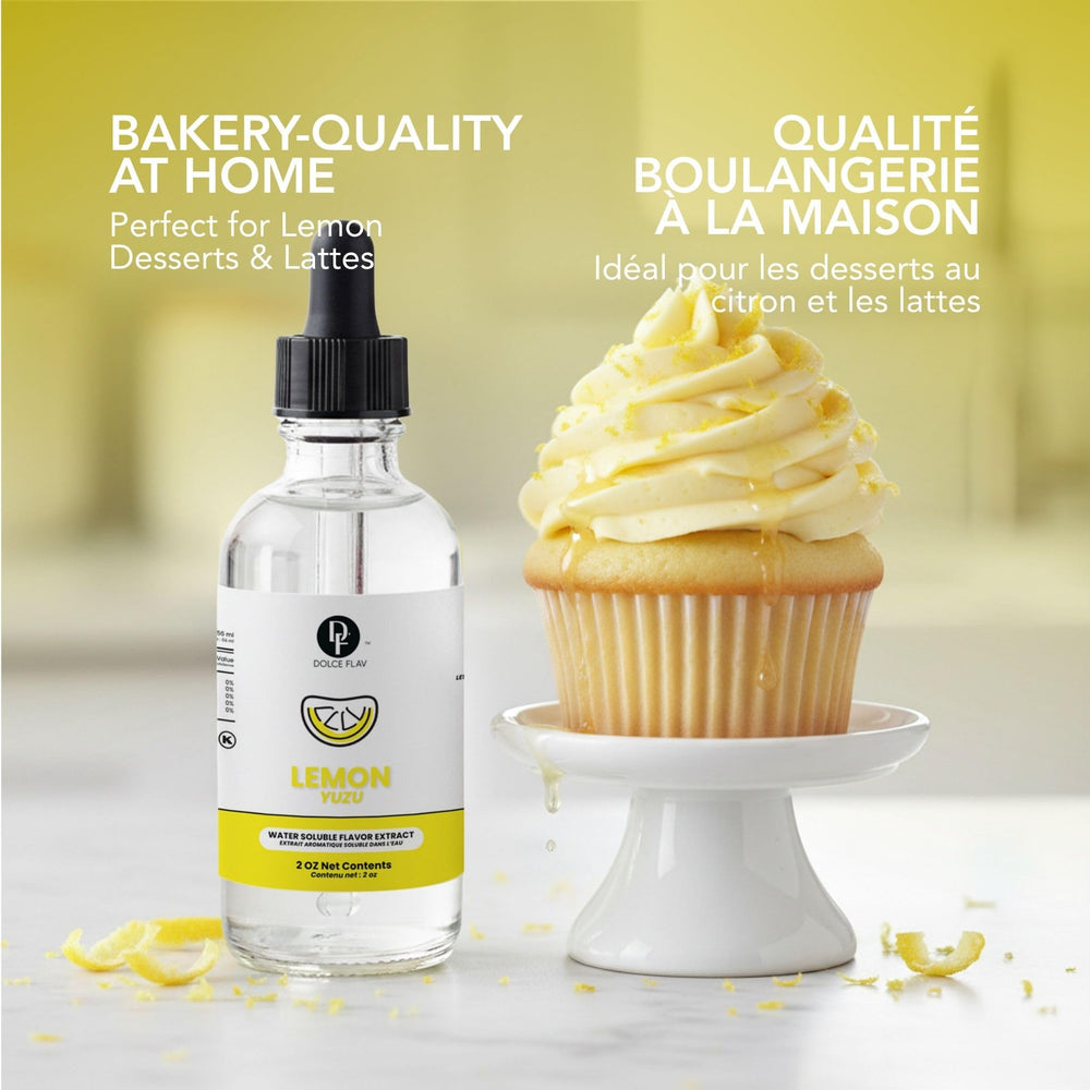 Dolce Flav glaseado con sabor a limón brillante listo para decorar