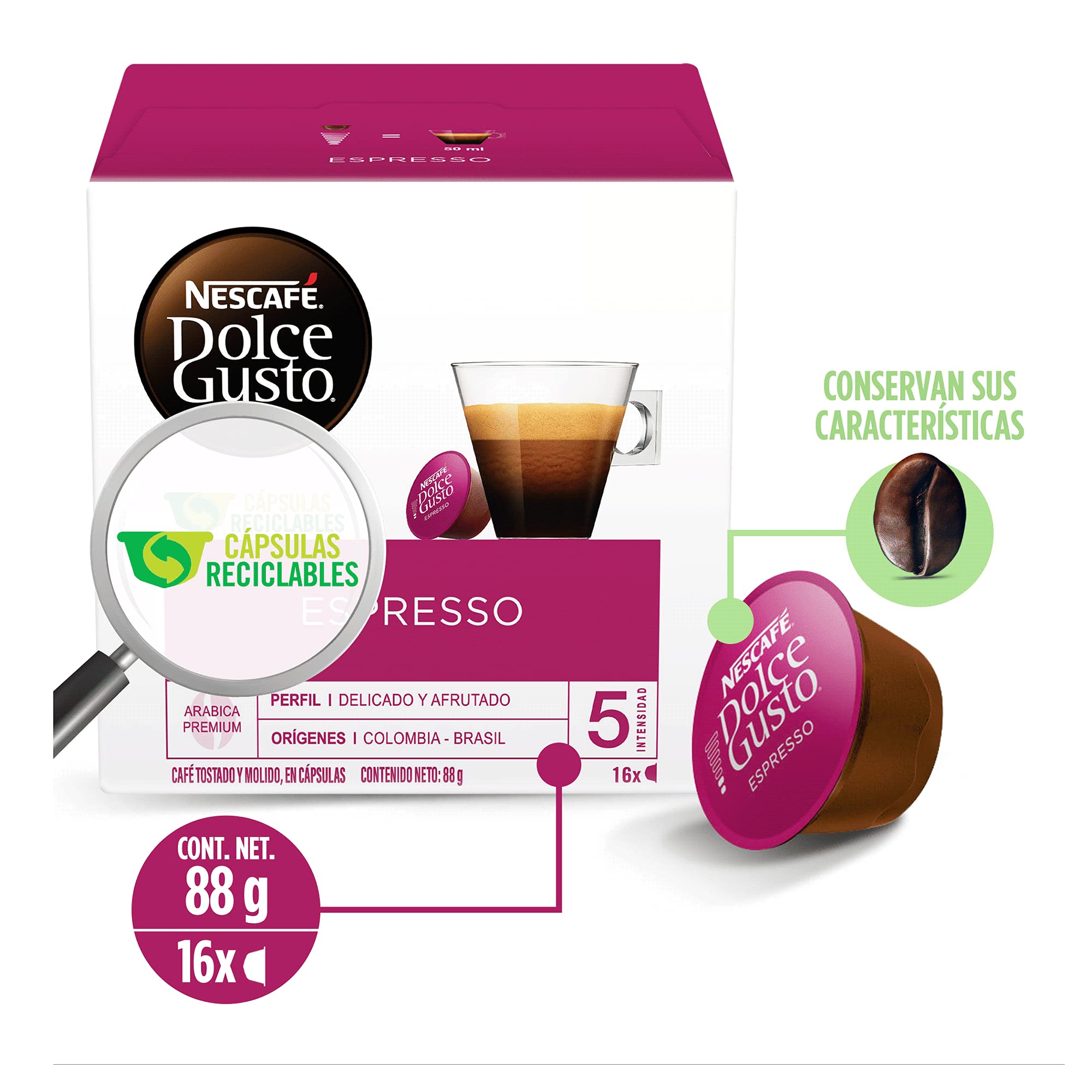 Dolce Gusto producto en cocina moderna puntualizando uso diario