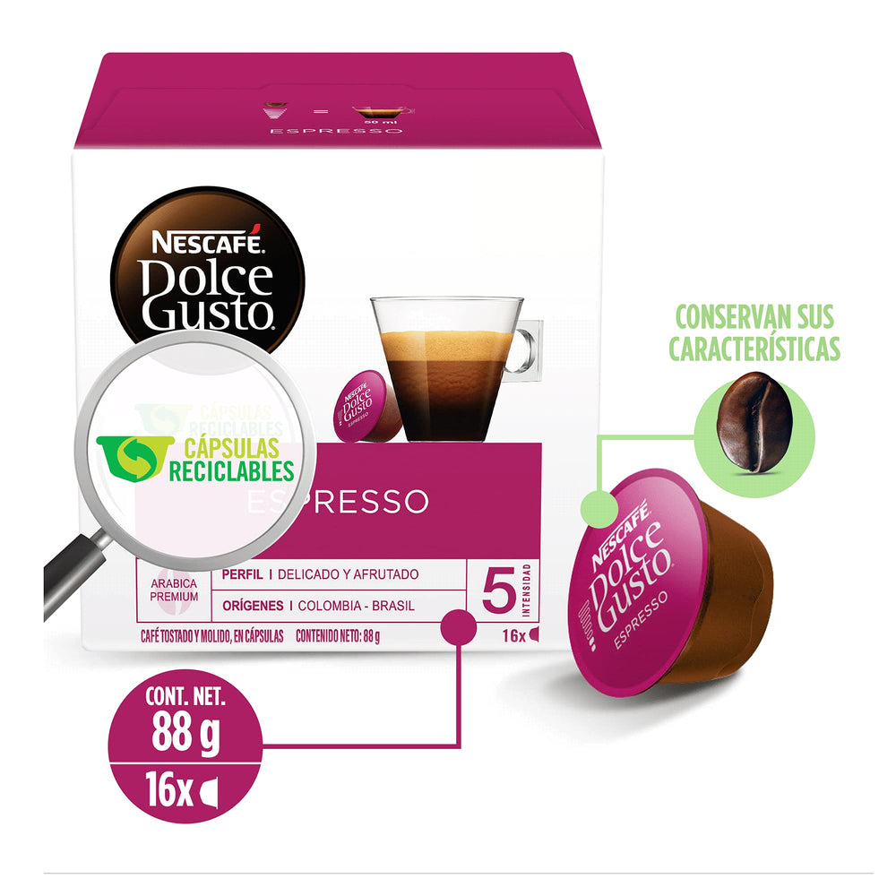Dolce Gusto producto en cocina moderna puntualizando uso diario