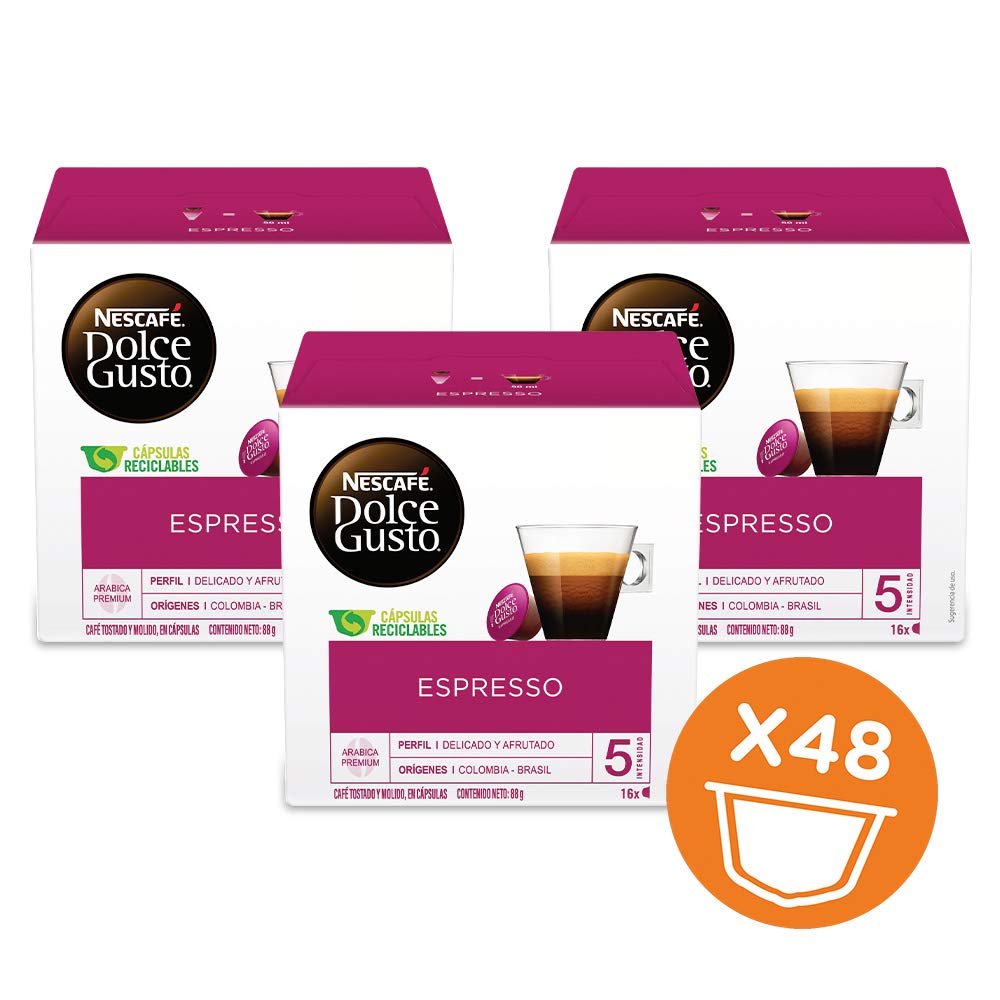 Dolce Gusto cápsula en primer plano con sello para mantener aroma