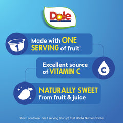 Dole primer plano de la textura de los dados de mango jugosos