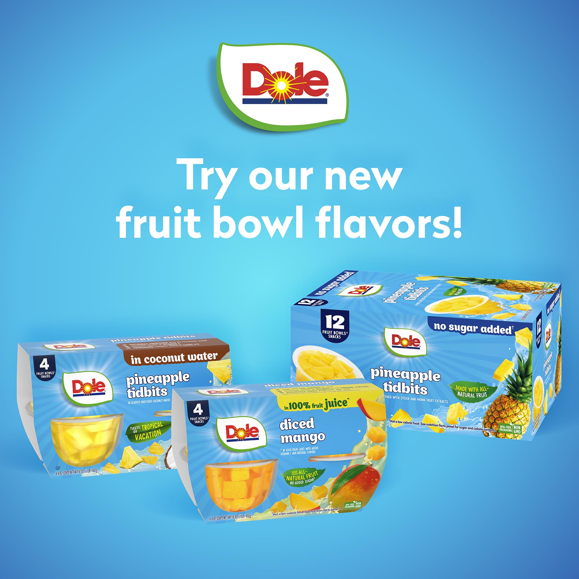 Dole mano sosteniendo vaso individual, cómodo para llevar