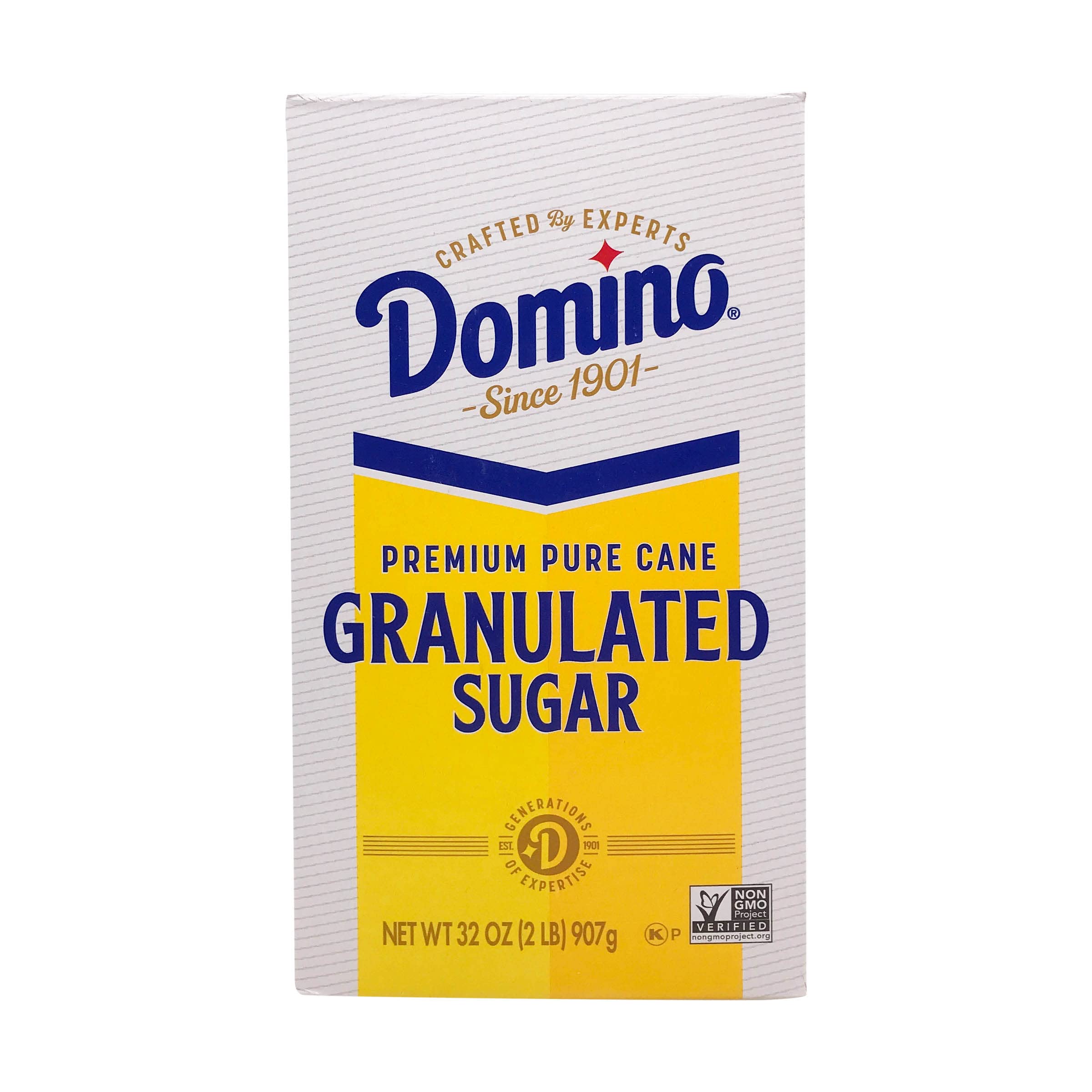 Domino frente del empaque mostrando la marca y facilidad de uso