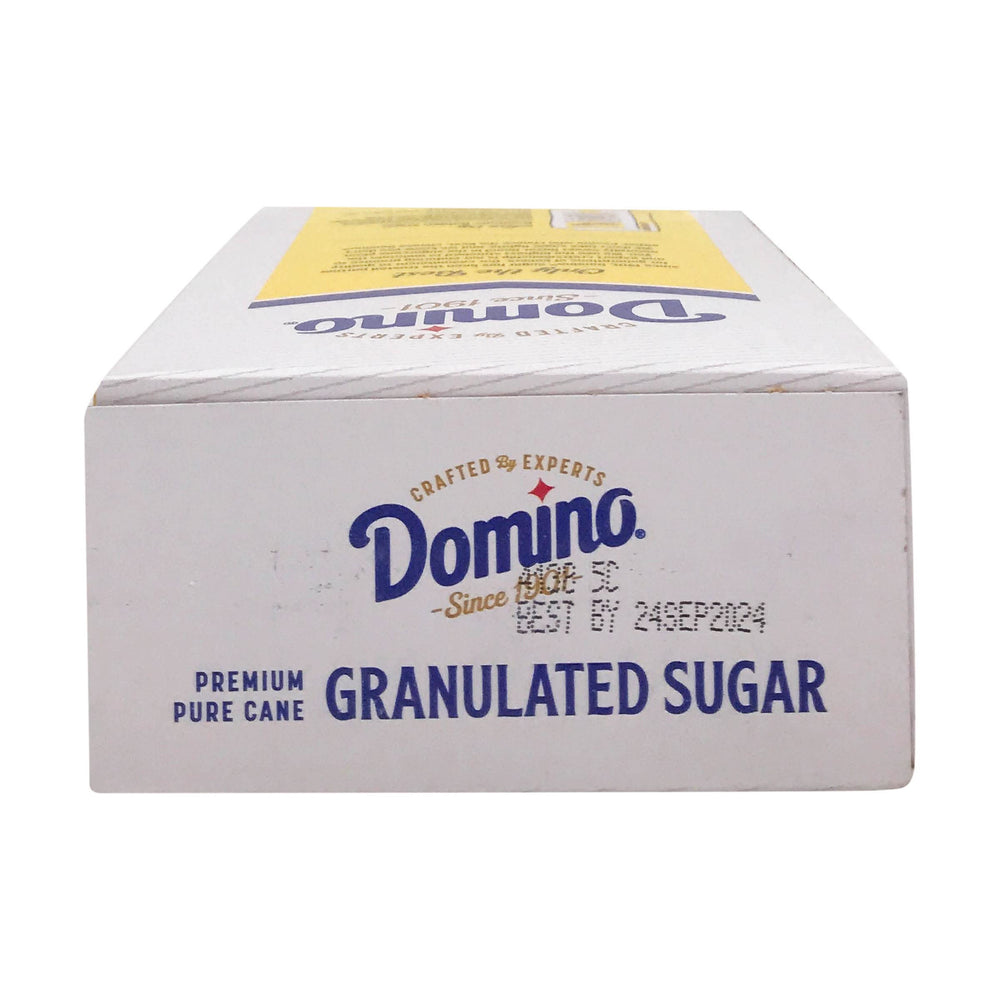Domino comparación de tamaño de paquete mostrando escala práctica