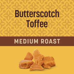 Don Francisco's taza de café con crema resaltando sabor toffee reconfortante