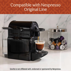 Don Francisco's espresso en taza con crema espesa, aroma e intensidad