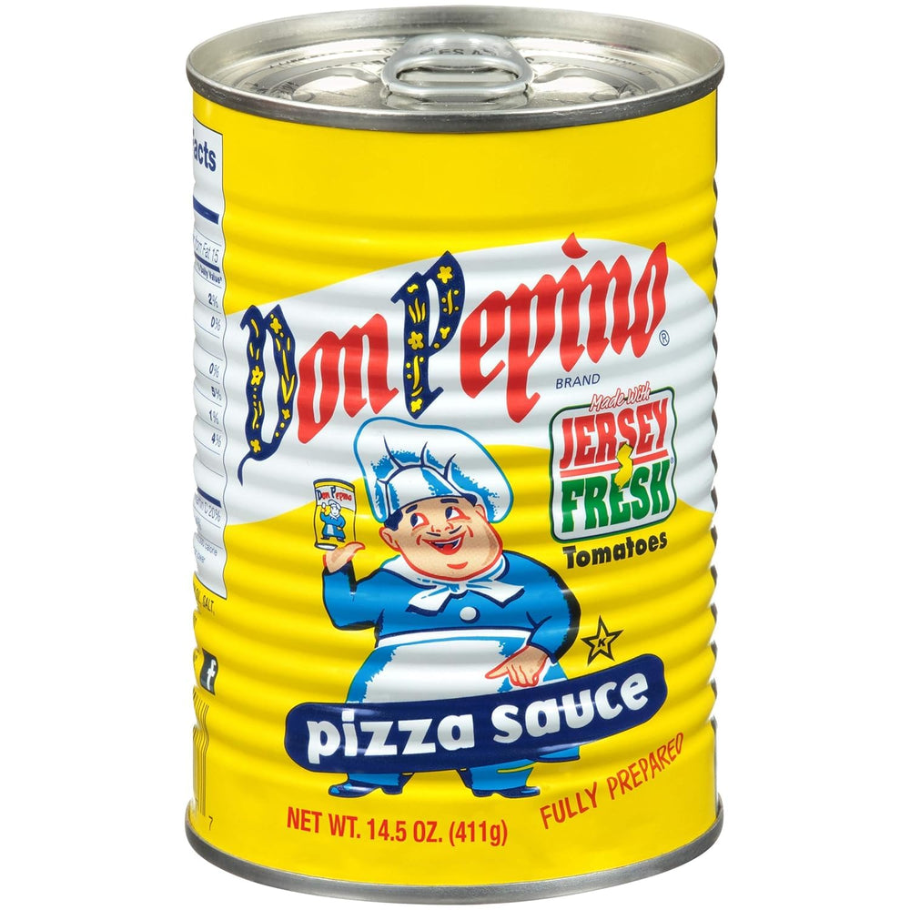 Don Pepino en cocina con pizza horneada demostrando resultado