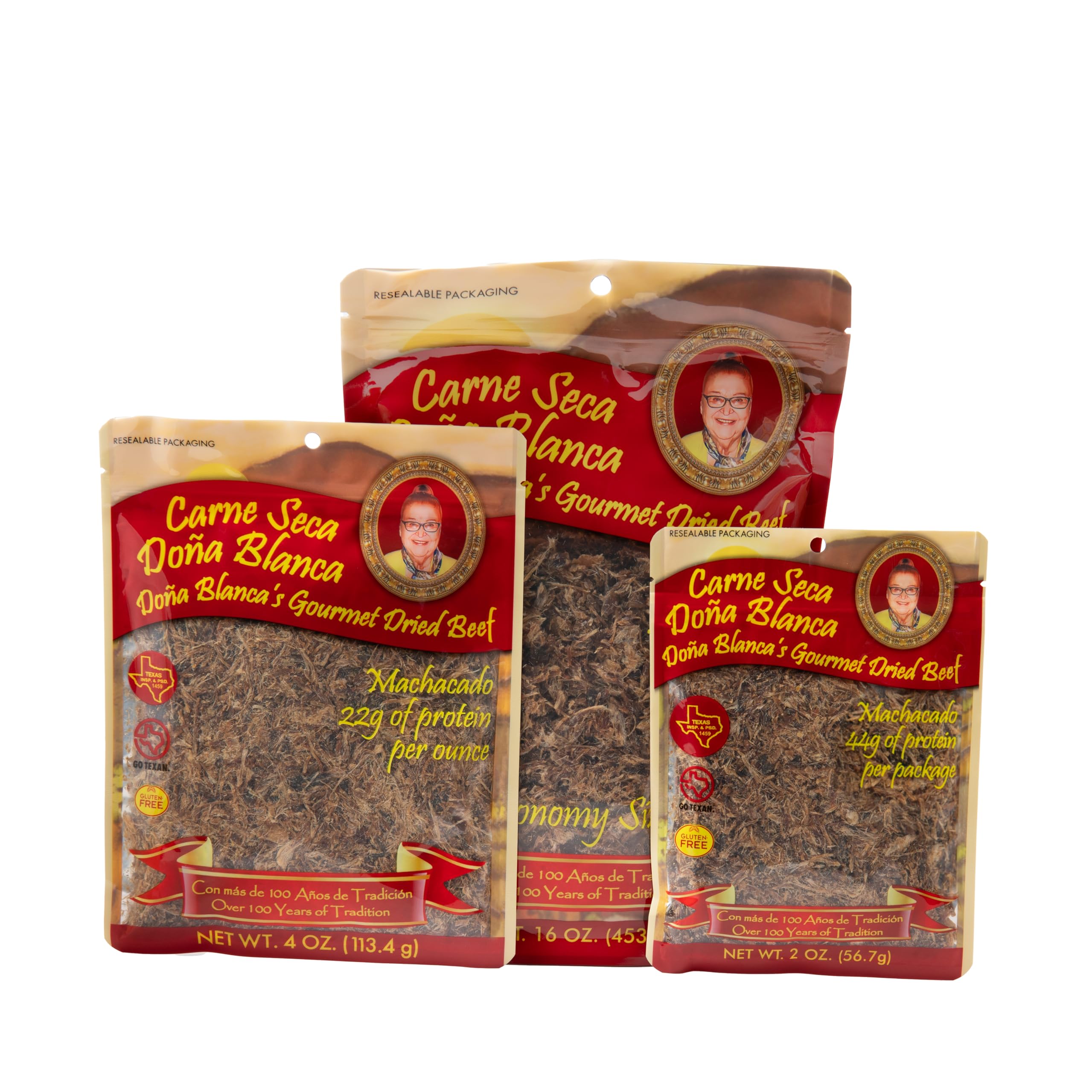 Productos Doña Blanca ingredientes con sal marina kosher, sabor limpio y natural