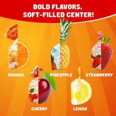 Donty-Tonty primer plano del relleno frutal mostrando jugosidad