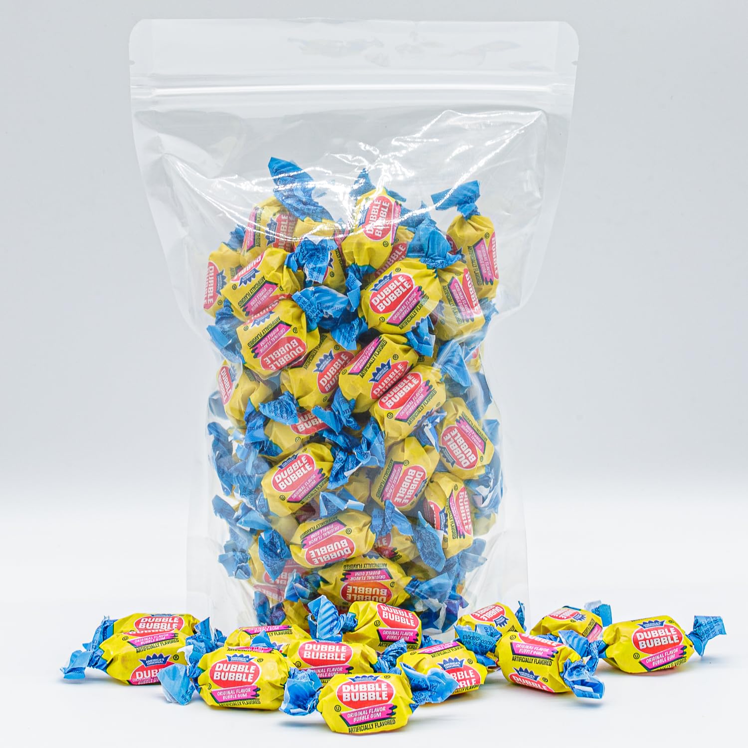 Donty-Tonty chicles usados en mesa de fiesta para invitados