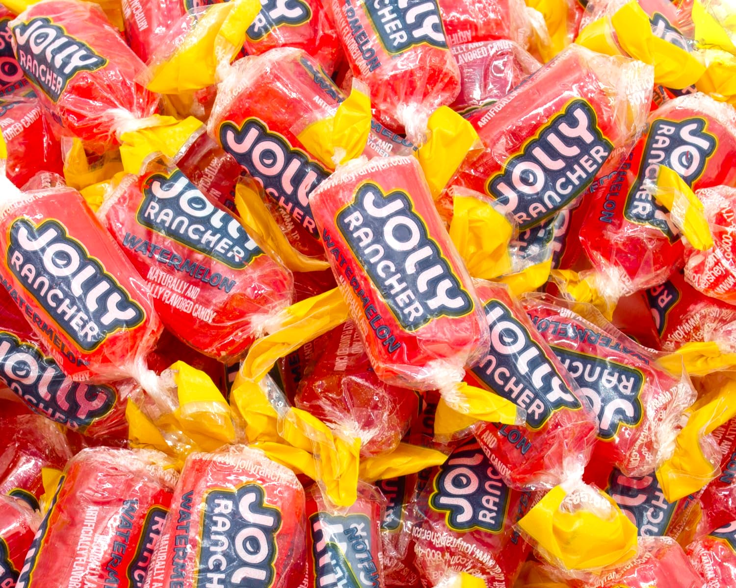 Donty-Tonty bolsa frontal mostrando 5 lb de caramelos sandía, ideal para eventos