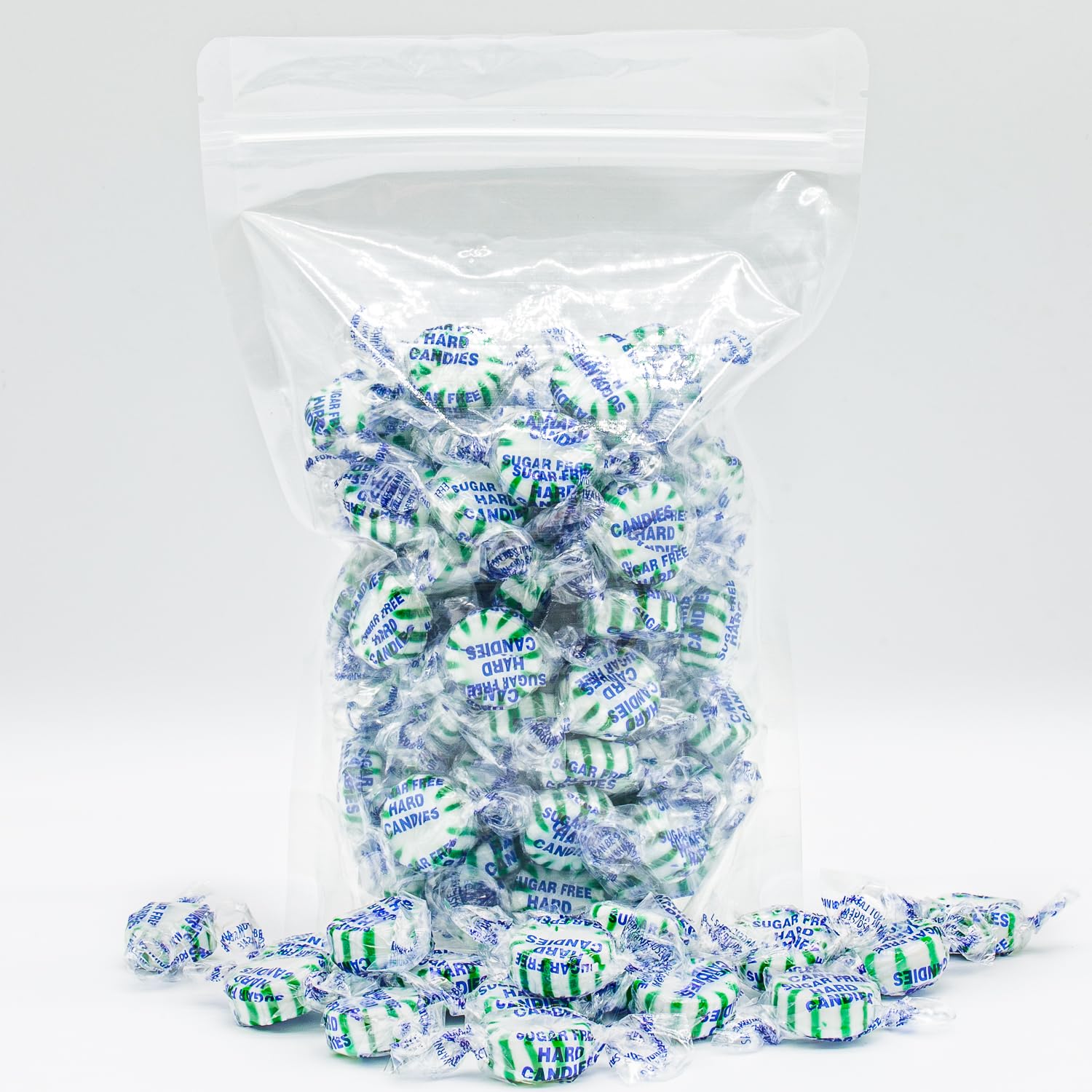 Donty-Tonty textura de caramelo duro spearmint mantiene sabor