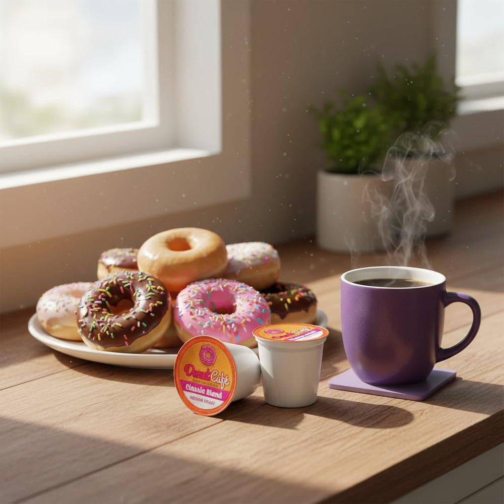 Donut Café ambiente de desayuno en casa que transmite confort