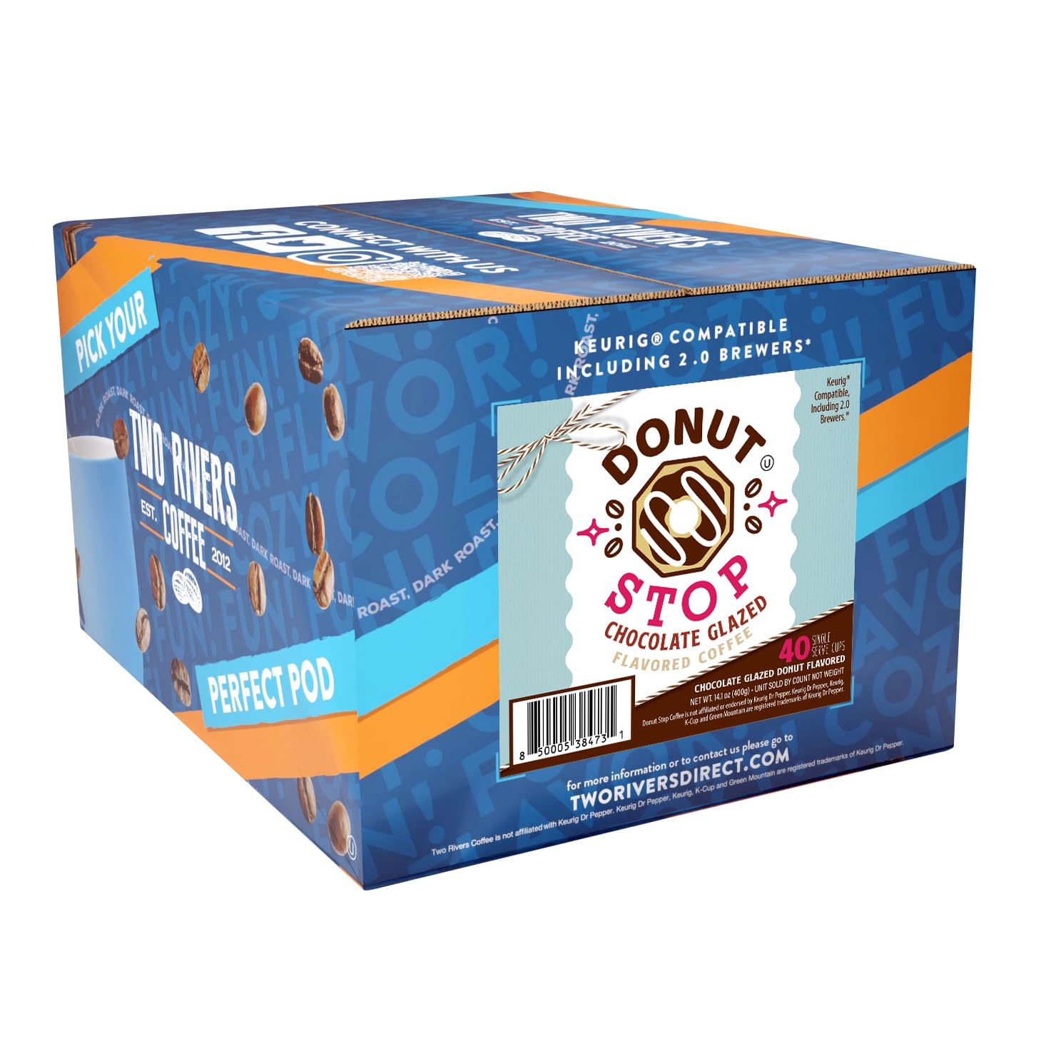 Donut Stop cápsula detalle del cuerpo y boquilla, facilidad de uso
