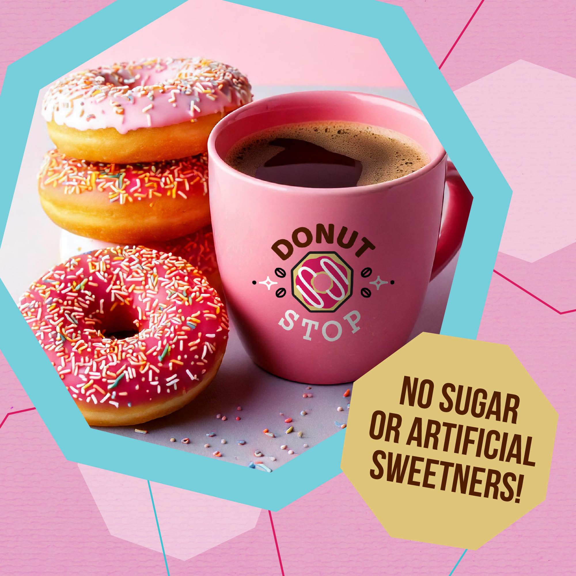 Donut Stop cápsula en mano mostrando tamaño y conveniencia diaria