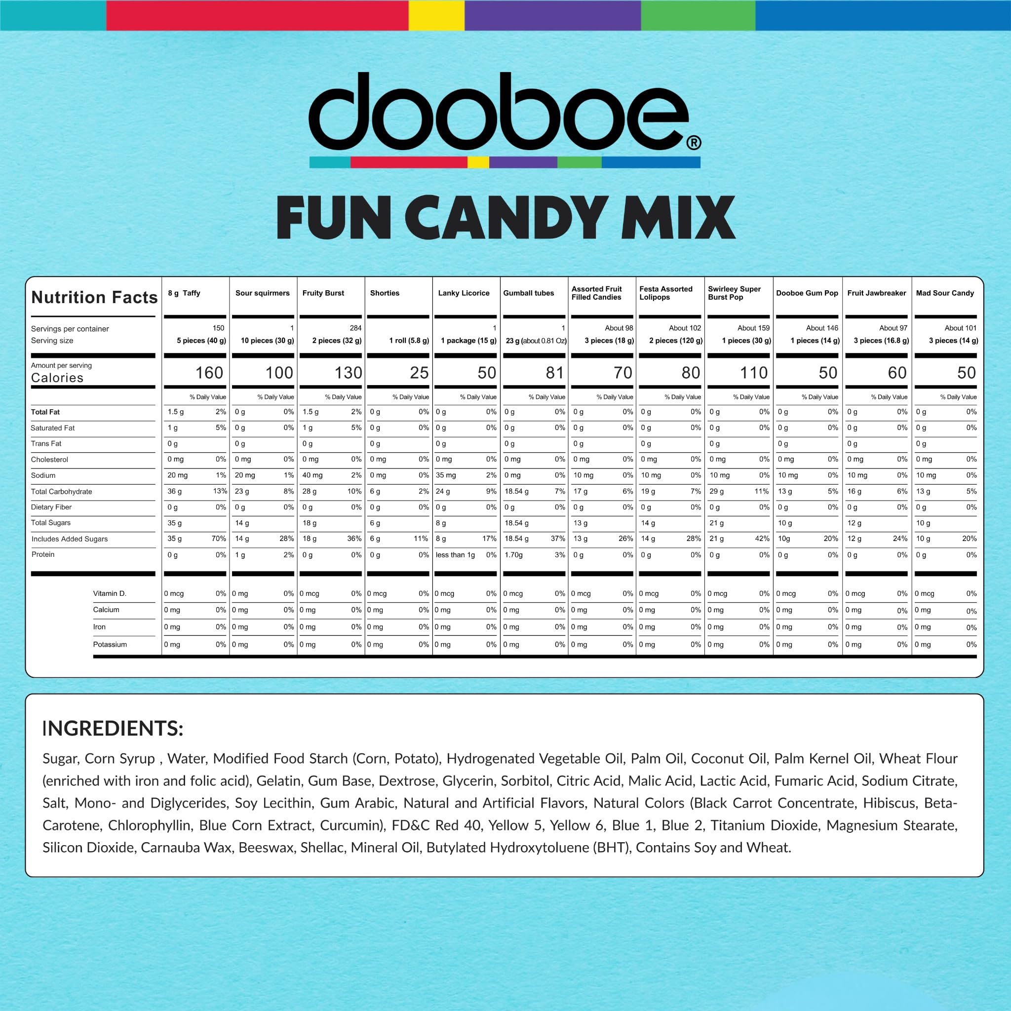 Dooboe caja abierta mostrando el contenido y volumen disponible