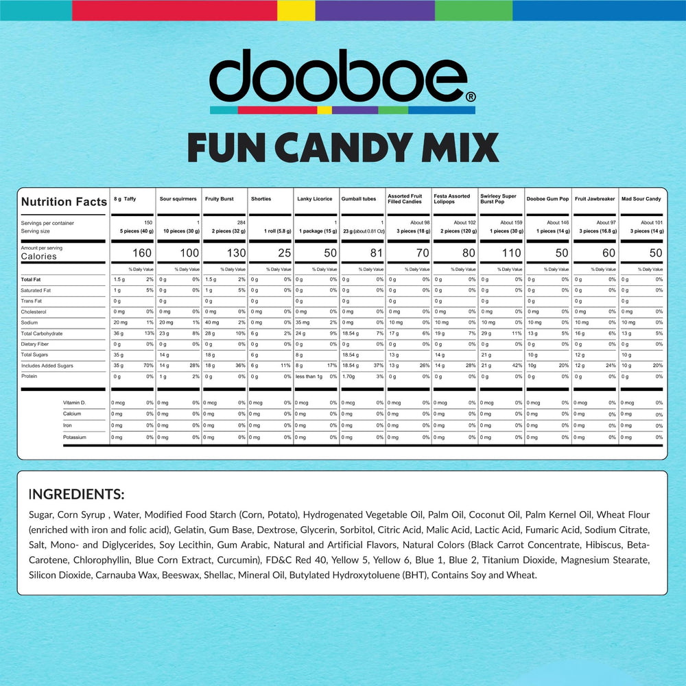 Dooboe caja abierta mostrando el contenido y volumen disponible