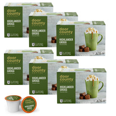 Door County Coffee caja 60 cápsulas frente mostrando marca y variedad