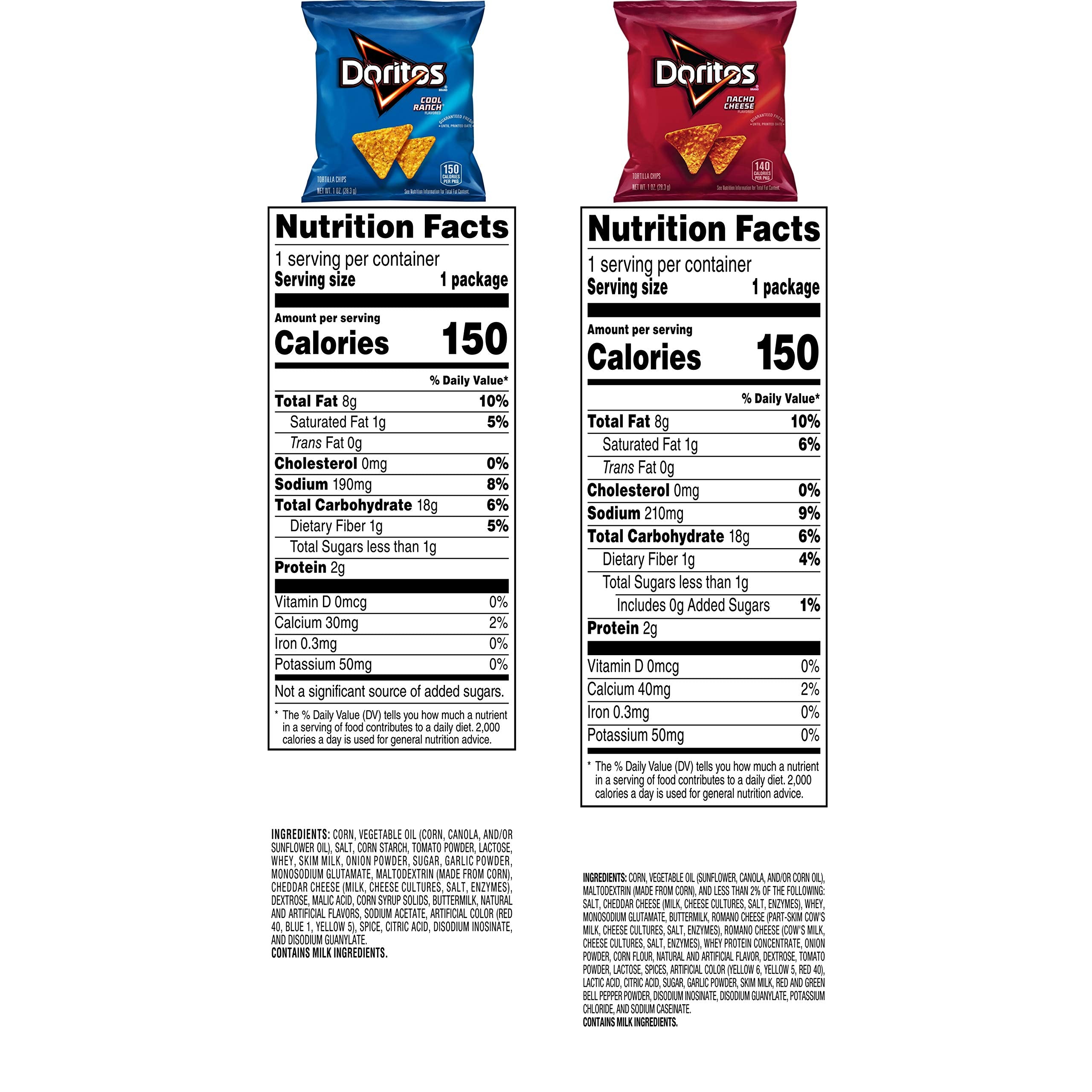 Doritos bolsa abierta con textura crujiente y sabor intenso