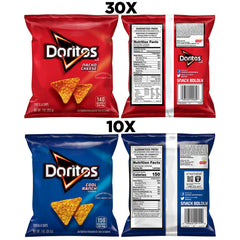 Doritos Nacho Cheese primer plano mostrando condimento y atractivo