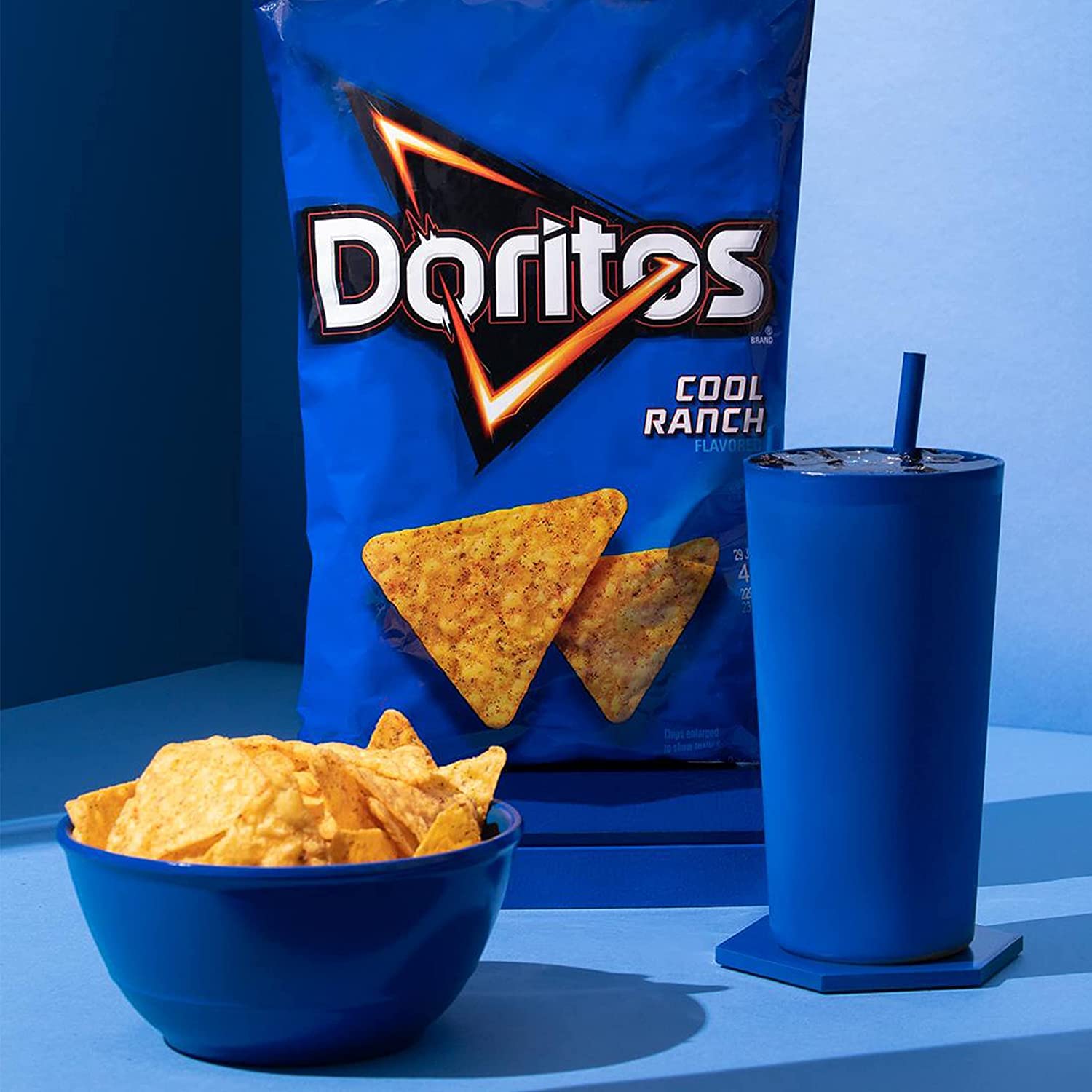 Doritos etiqueta nutricional mostrando información y alérgenos