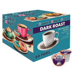 Double Donut Coffee empaque frontal mostrando el diseño y beneficios